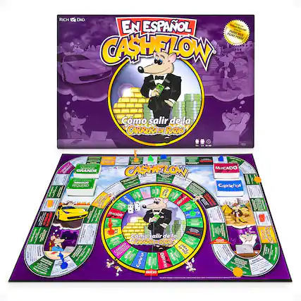 RICH DAD ESPAÑOL
En español por Eymsako dn PADRE RICO - PADRE POBRE
Cmo salir de la CARRERA DE RATAS
CASHFLOW
CARDAD NEGOCIO FARI Can MERCADO GRANDE
NEGOCIO PEQUENO
Caprichos
CONSTON
MICADO PETEM JDEMANDA
MUCADO
GRANDE
Cmo salir de la CARRERA DE RATAS
CARIDAD
Dia GRAHDE
POTdO
GRANDE
CEUN
Capric GRANCE
PIGUENO
MICADO
INICIO