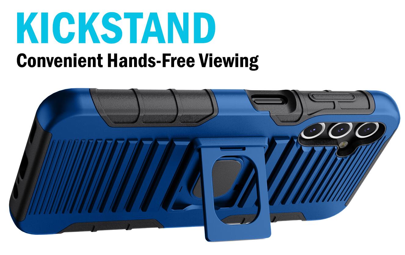 KICKSTAND  
Convenient Hands-Free Viewing