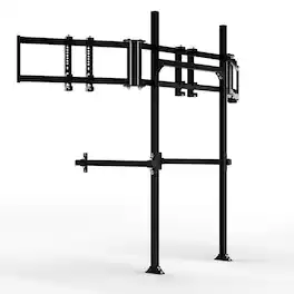 Dardoo - 3030 Aluminum Triple Monitor Stand for 27" or 32" Displays, for 95 Cockpit - Black