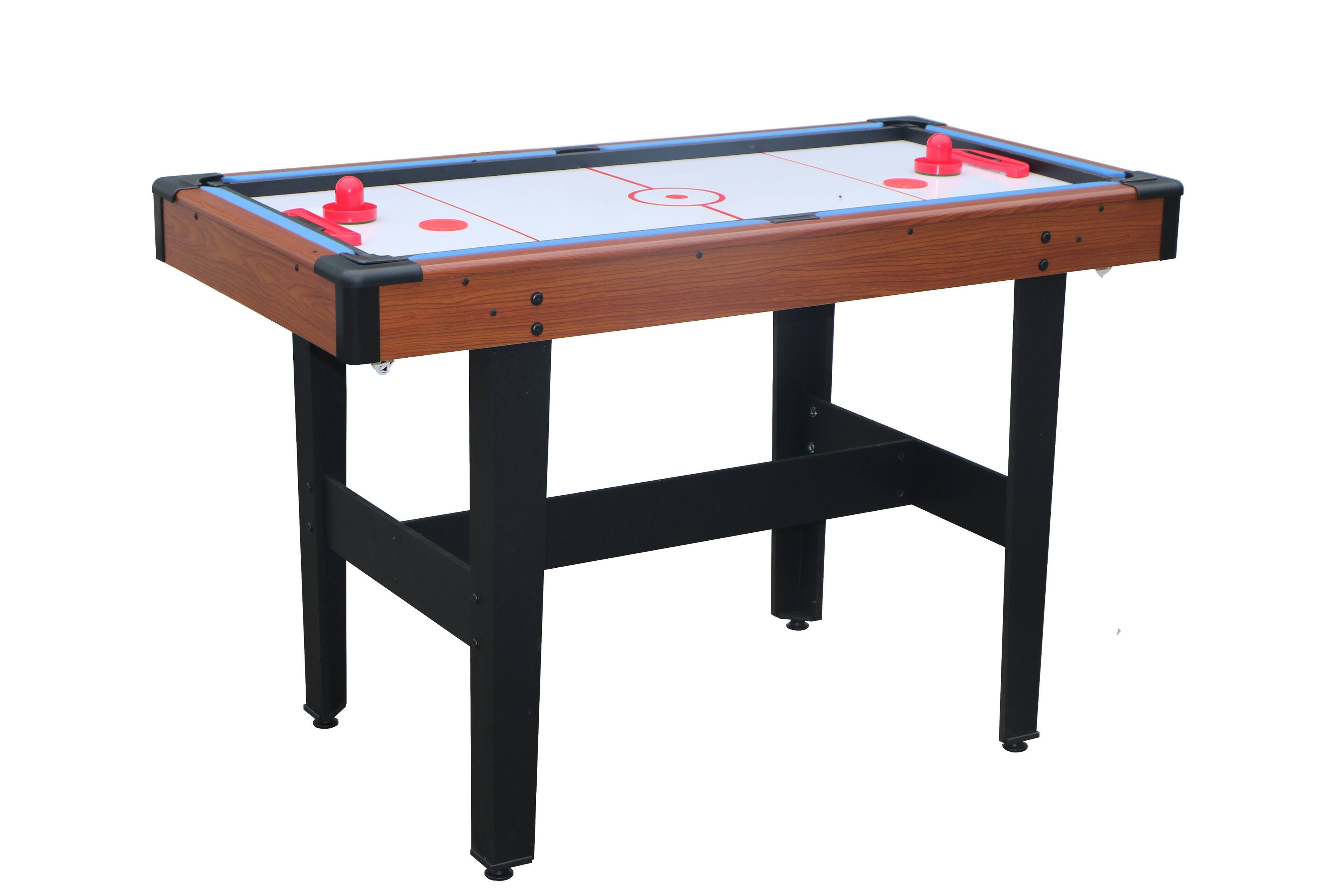 Alt View 5. ELEMENT ACE - 4Ft 3-in-1 Multi Game Table - Combo Set - Billiards/Pool, Glide Hockey & Table Tennis - Brown+Blue.
