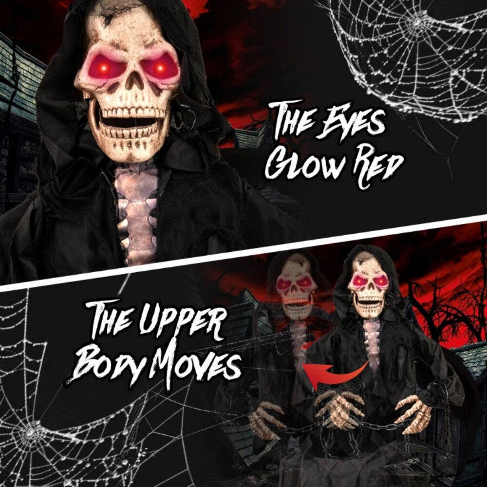 The Eyes Glow Red  
The Upper Body Moves