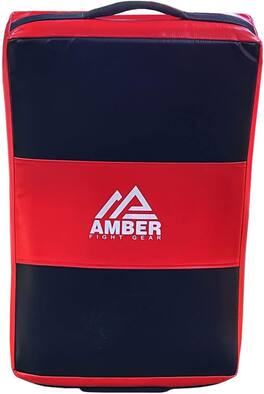 Amber Sporting Goods - Curved Body Punching Shield 25"x16"x5" for Boxing, Muay Thai, MMA & Martial Arts Training - Black