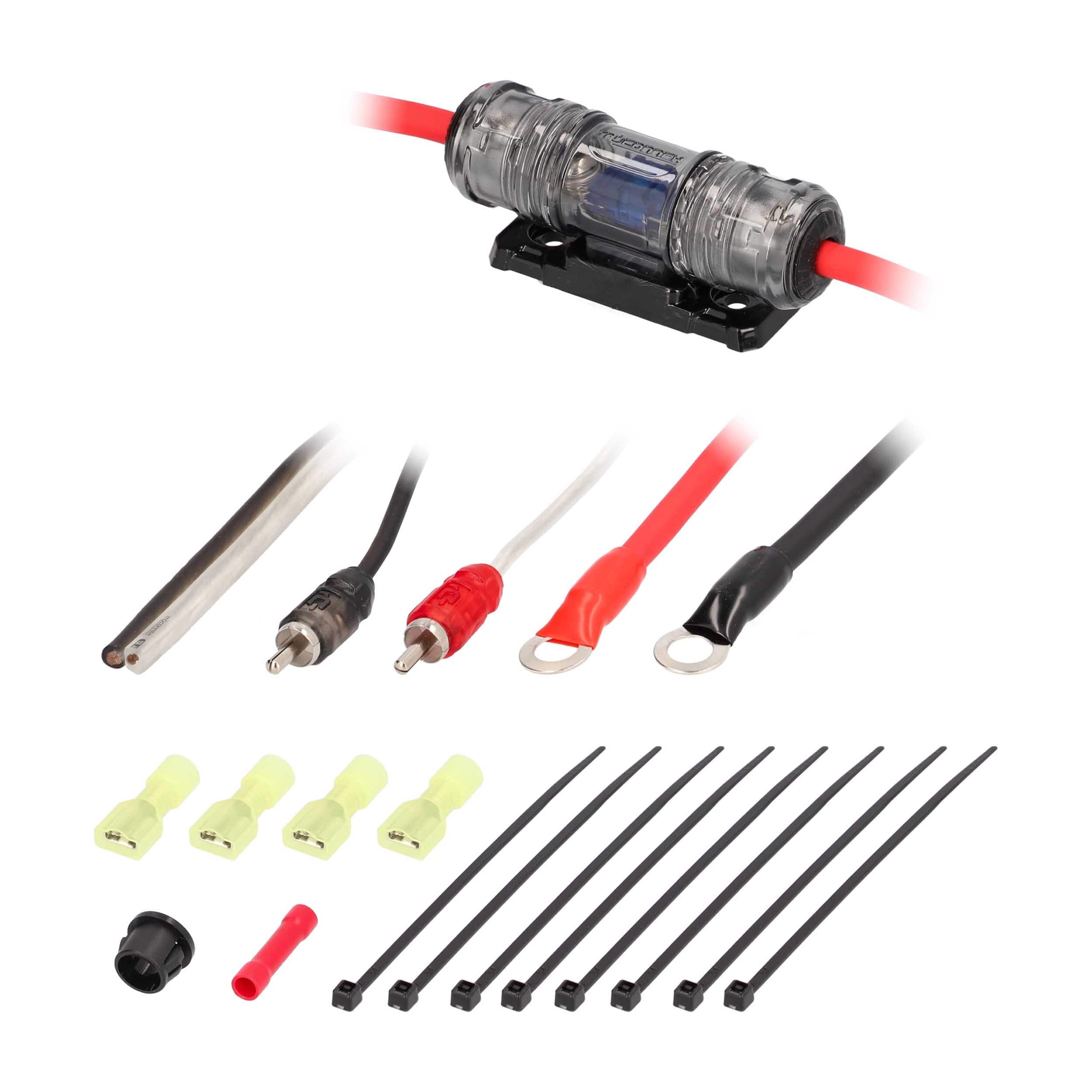 Left. Metra - 8AWG Complete Amp Kit - Multi.