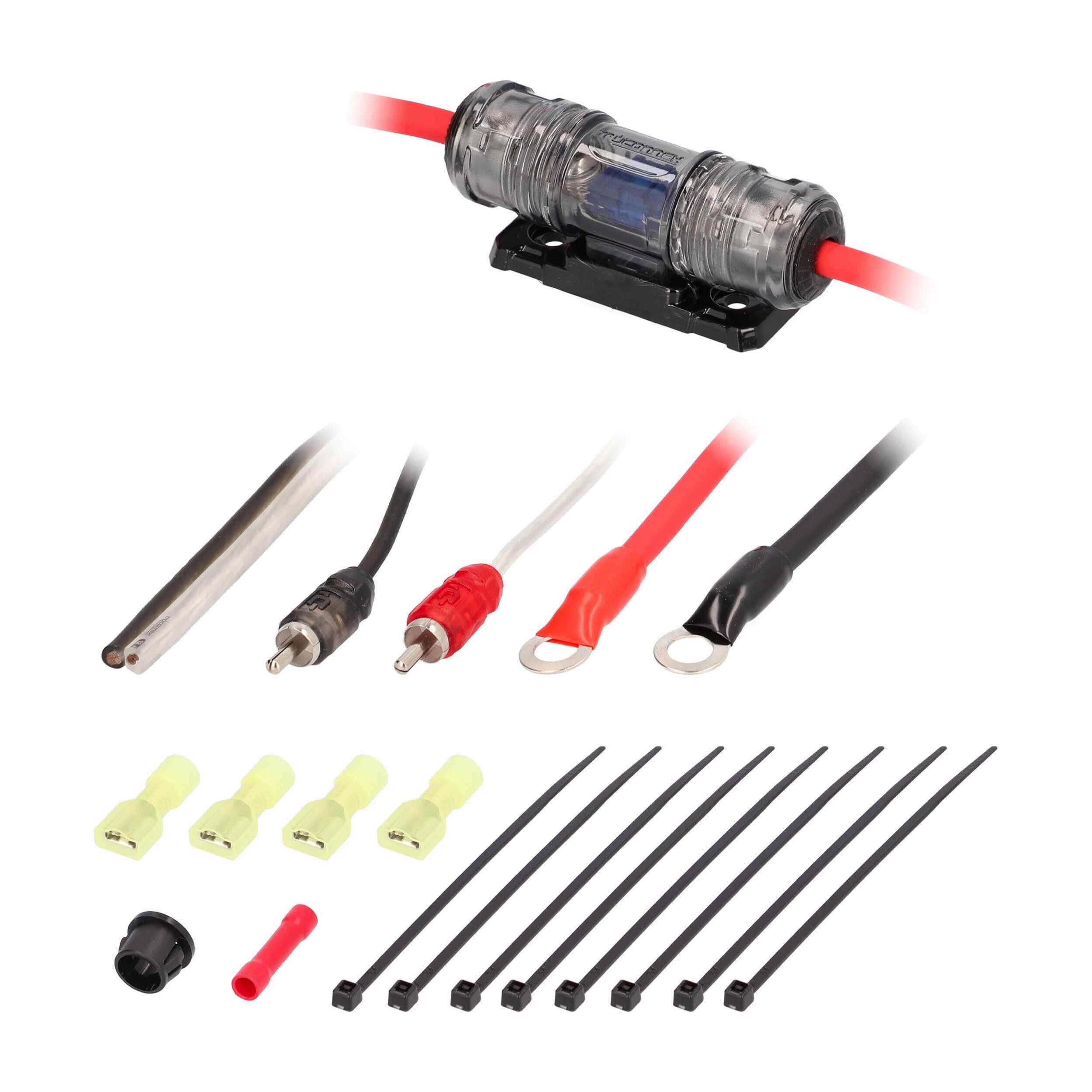 Left. Metra - 8AWG Complete Amp Kit - Multi.