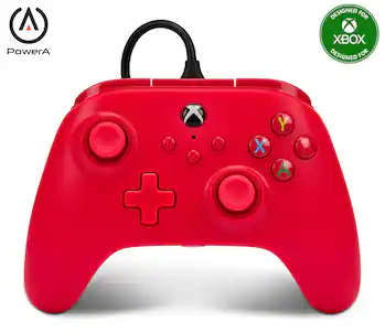 PowerA - Wired Controller for Xbox Series X|S - Red