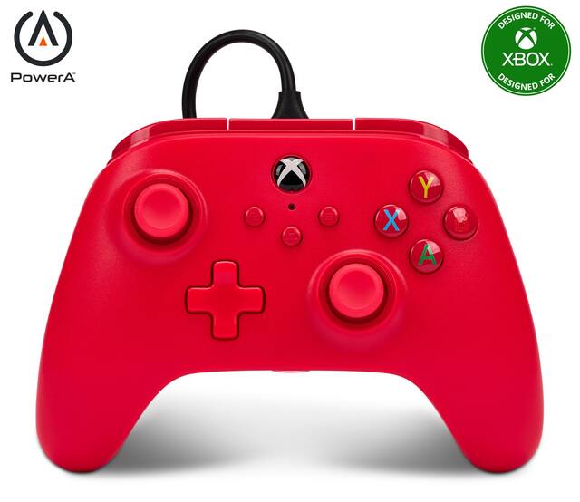 PowerA - Wired Controller for Xbox Series X|S - Red