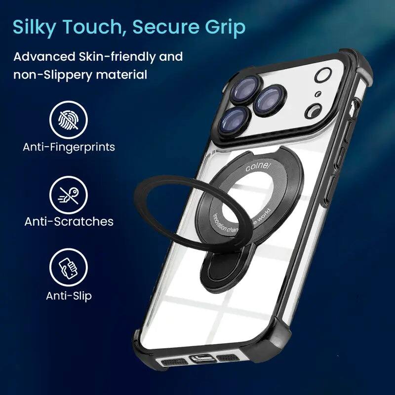 Silky Touch, Secure Grip

Advanced Skin-friendly and non-Slippery material

Anti-Fingerprints

Anti-Scratches

Anti-Slip