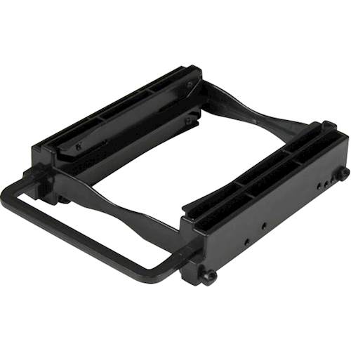Plastic Dual 2.5" To 3.5" SSD HDD Mount Hard Drive-Bracket Storage Holder For PC 