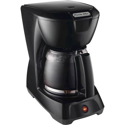 Front. Proctor Silex - 12-Cup Coffeemaker - Black.