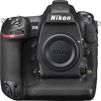 Nikon - D5 DSLR Camera Dual XQD (Body Only) - Black - Front_Zoom