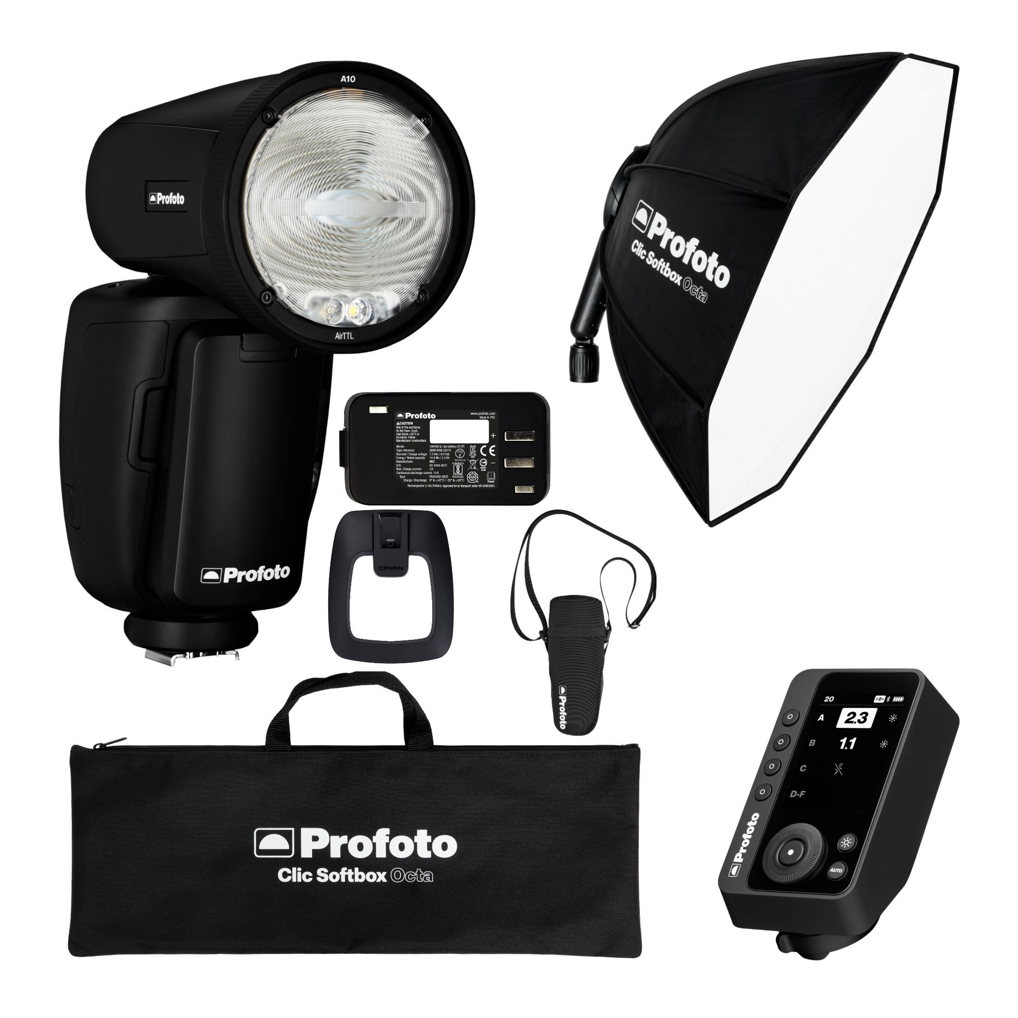 Connect Pro Wireless Transmitter for Sony Camera, Profoto A10 - Sony, and Profoto Clic Softbox 2 Octa