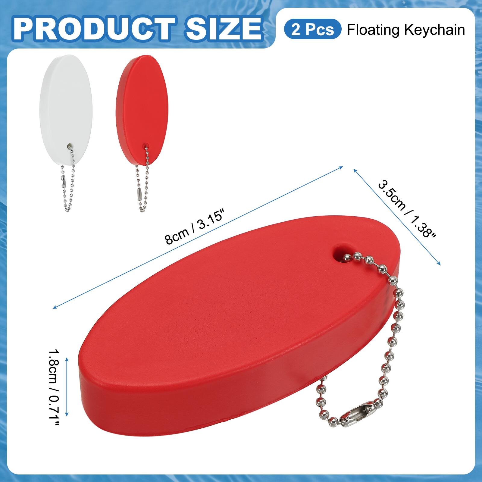 PRODUCT SIZE

2 Pcs Floating Keychain

8cm / 3.15"
3.5cm / 1.38"
1.8cm / 0.71"