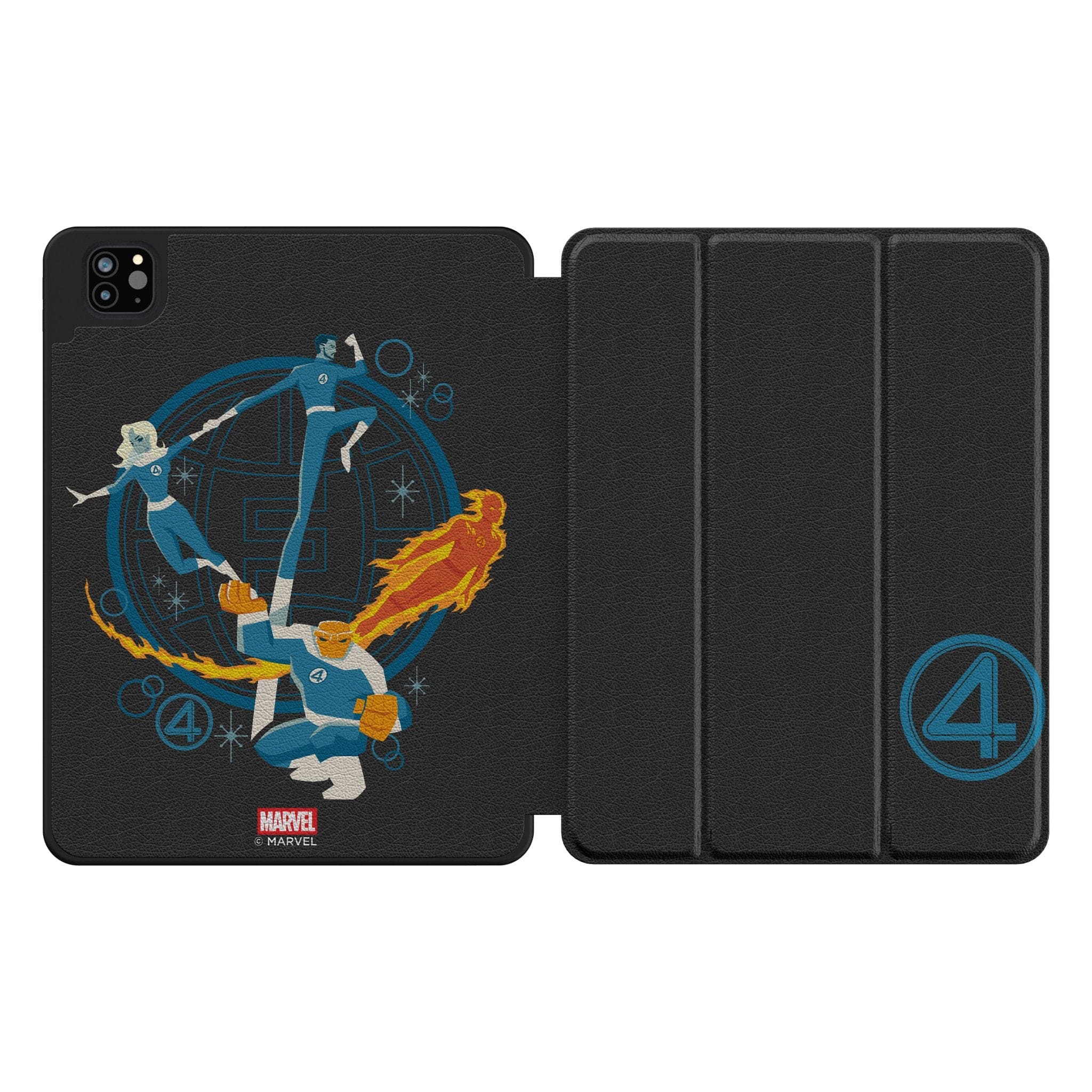 Keyscaper - Marvel Badge Tablet Case - Apple iPad Air (4th Gen) - Fantastic Four 4