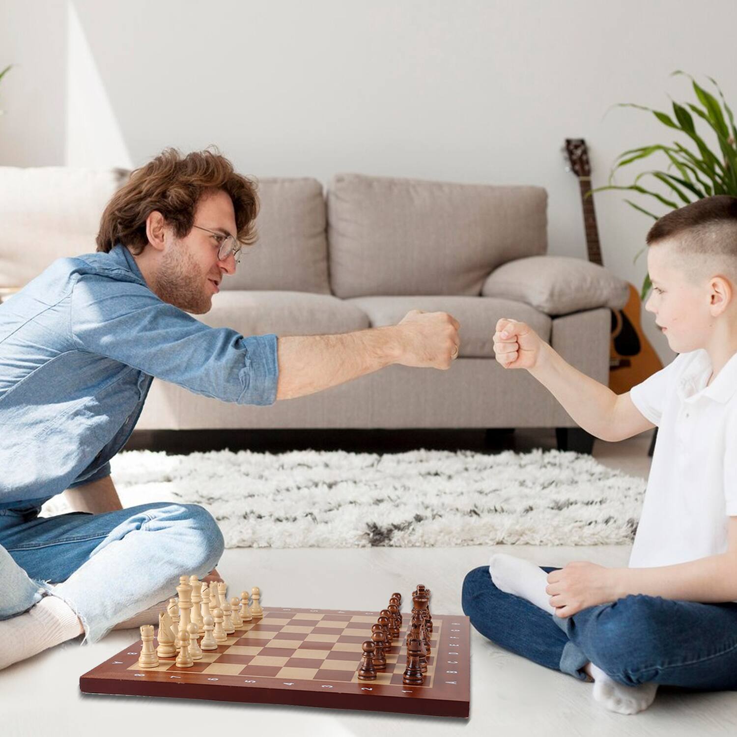 Alt View 3. GSE Games & Sports Expert - Sapele & Maple Inlaid Chessboard, Professional Tournament Chess Board Only - 21" x 21".