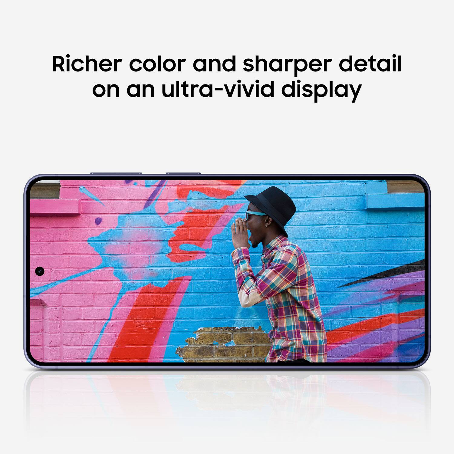 Richer color and sharper detail on an ultra-vivid display