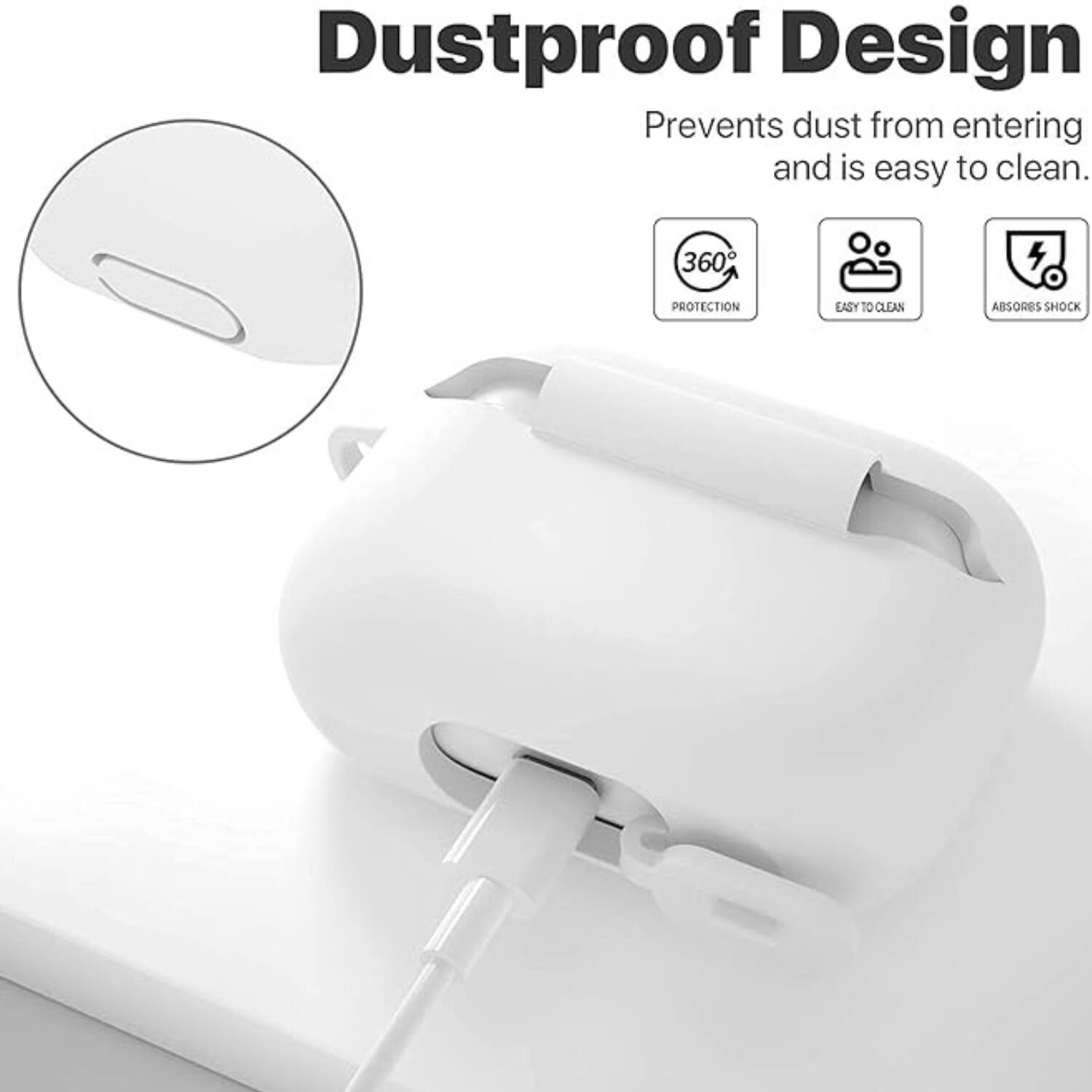 Dustproof Design  
Prevents dust from entering and is easy to clean.  

360° Protection  
Easy to Clean  
Absorbs Shock