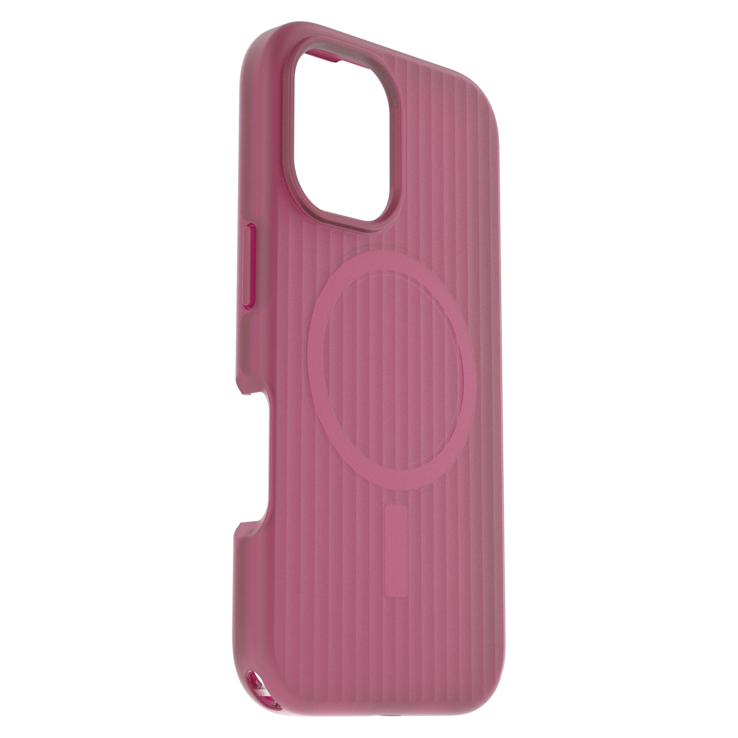Left. OtterBox - Symmetry Series Hard Shell for MagSafe for Apple iPhone 16 - Glass Heart.