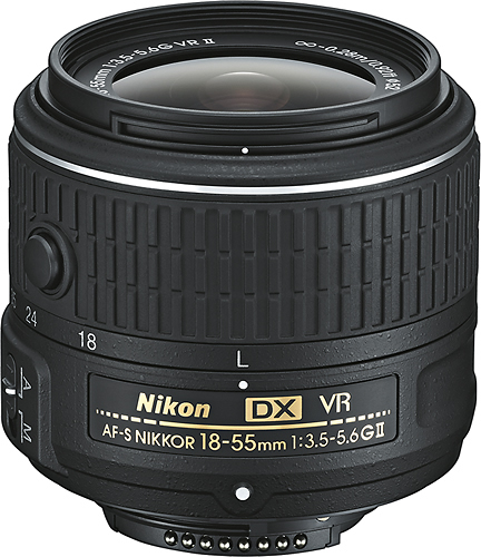 AF-S DX NIKKOR 18-55mm f/3.5-5.6G VR II Zoom Lens for  - Best Buy