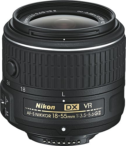 AF-S DX NIKKOR 18-55mm f/3.5-5.6G VR II Zoom Lens for - Best Buy