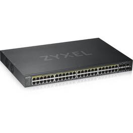 ZYXEL - GS1920-48HPv2 48-Port Gigabit Smart Nebula Cloud Managed PoE Switch | 48 PoE+ Ports at 375W with 2 SFP Uplinks - Unknown