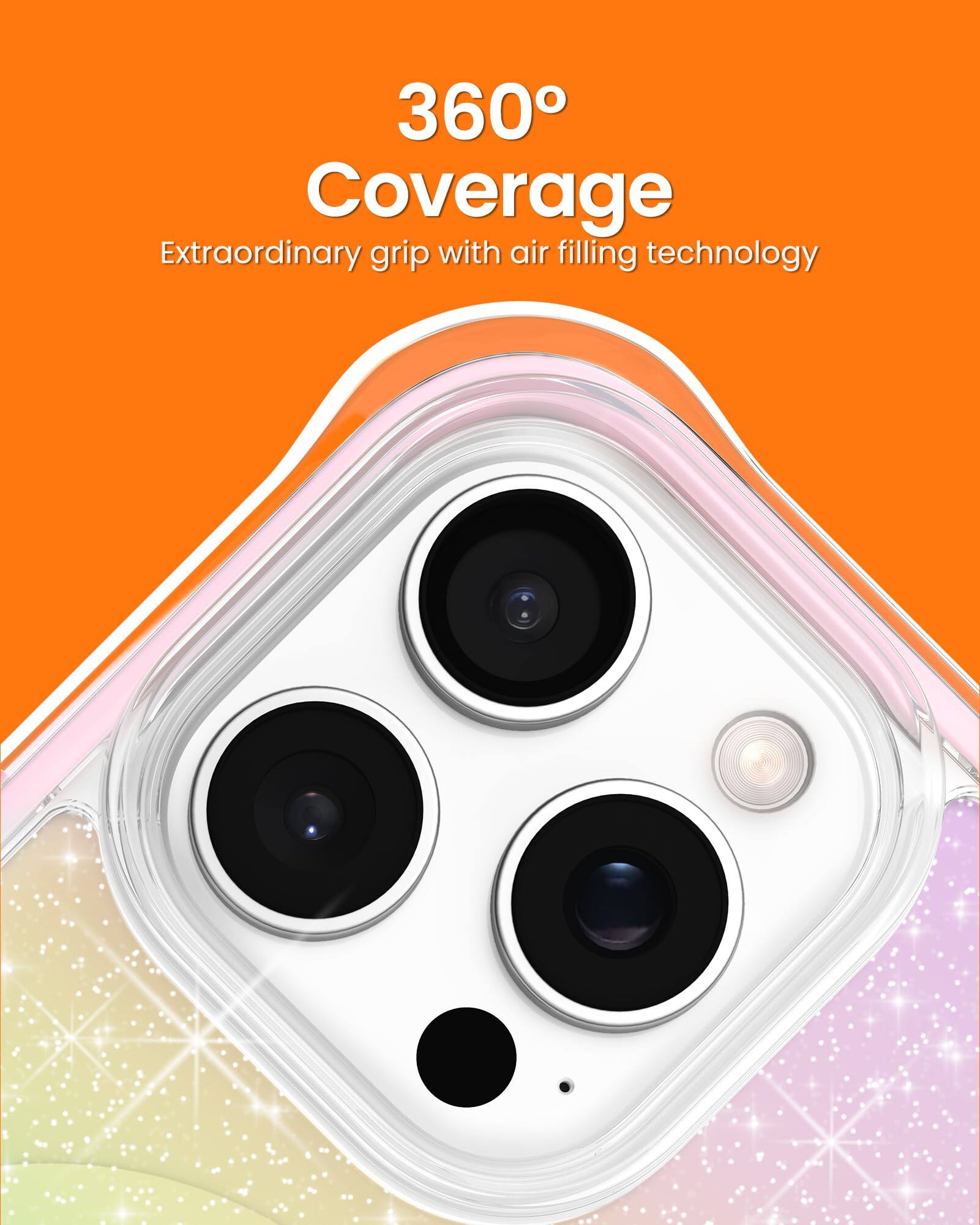 360° Coverage
Extraordinary grip with air filling technology