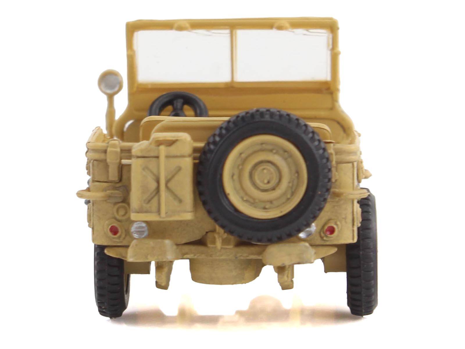 Back. Hobby Master - U.S. 1/4 Ton Military Vehicle Desert Sand British 8th Army Gen. B. Montgomery Sicily 1943 Royal Army Ground Power 1/72 - Yellow.