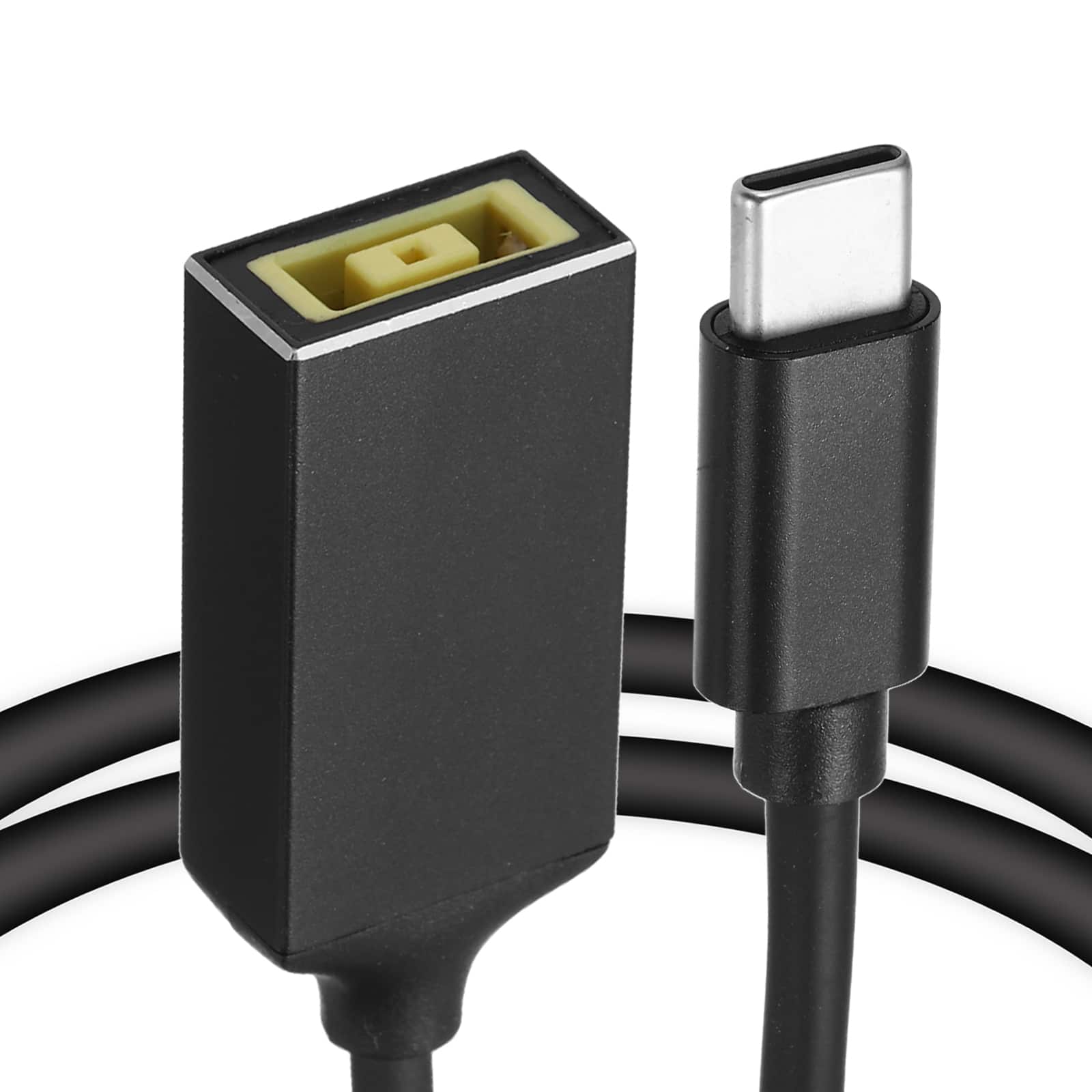 Unique Bargains - 0.6FT USB C to DC 11x4.5mm PD Charging Cable, 5/9/20V 65W 3.25A, for Router, Camera, TV Box, Desk Lamp - Black