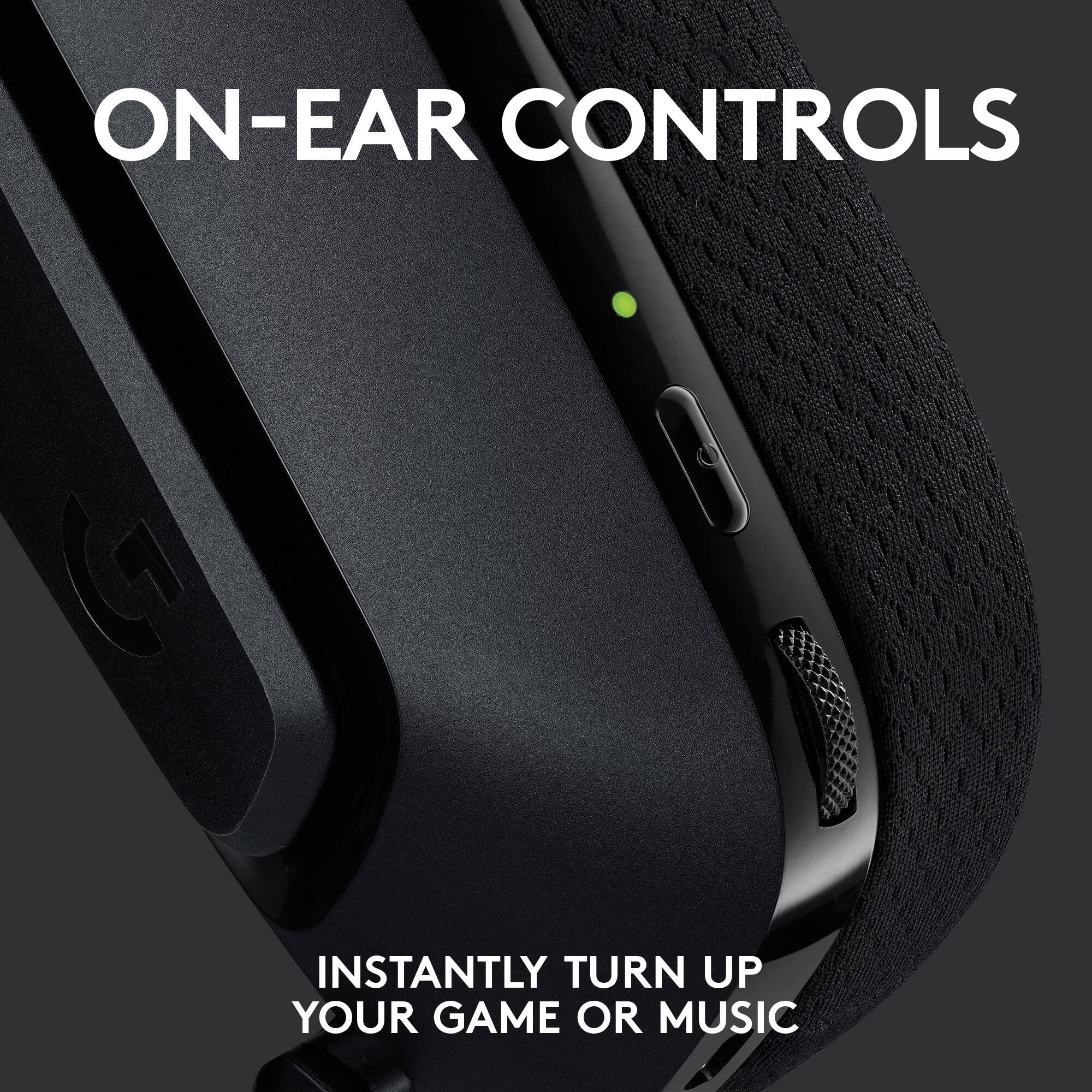 ON-EAR CONTROLS (INSTANTLY TURN UP YOUR GAME OR MUSIC)