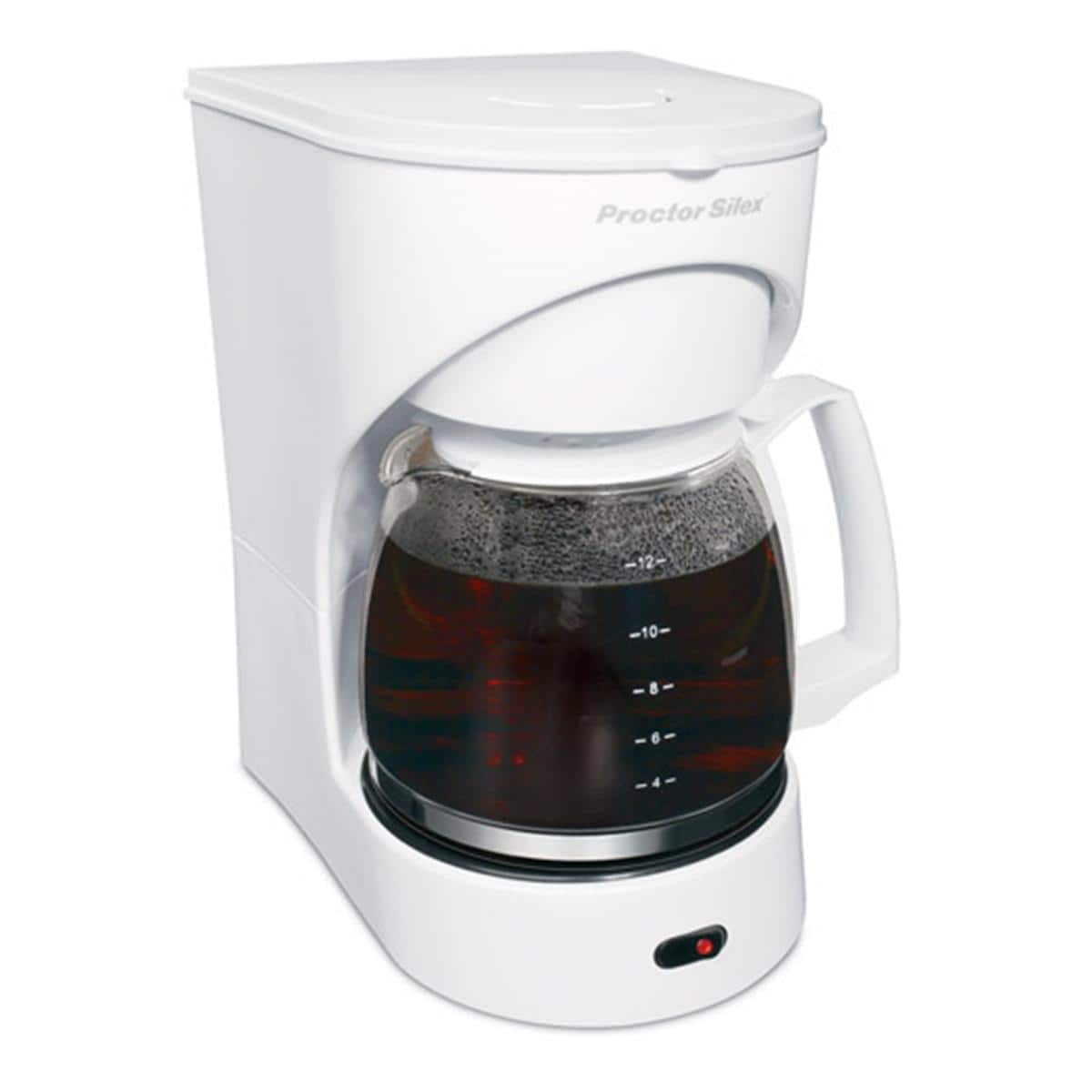 Proctor Silex - 12 Cup Auto Drip Coffee Maker - White