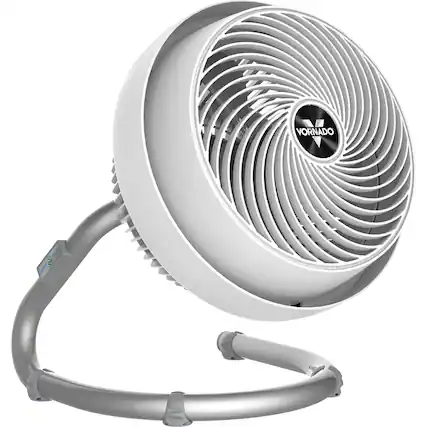 Front. Vornado - 723DC Energy Smart Air Circulator Fan with Variable Speed - Polar White.
