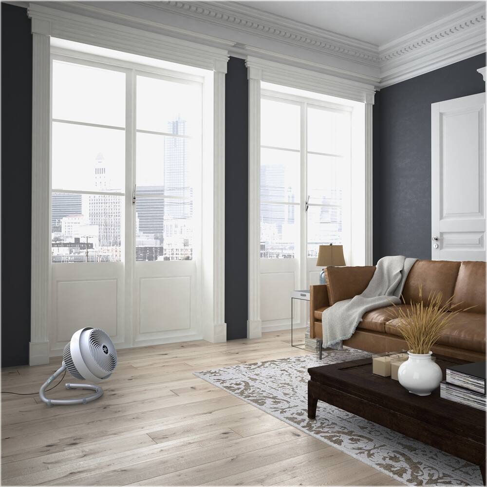 Alt View 13. Vornado - 723DC Energy Smart Air Circulator Fan with Variable Speed - Polar White.
