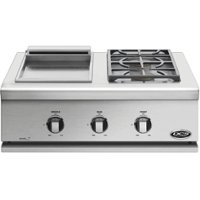 DCS by Fisher & Paykel - Liberty 30" Gas Cooktop - Stainless Steel - Front_Zoom
