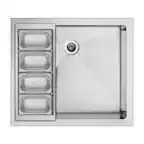 Front. DCS - 25" Beverage Chiller - Stainless Steel.