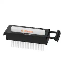Loheer - Small Paper Shredder Portable Strip Cut Home Office Shredder Without Basket