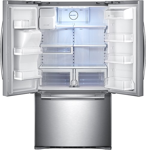 Double Drawer 160 FROST FREE Refrigerator/Freezer & Ice Maker - 5.65 Cu.  Ft. - Stainless Steel FLUSH Mount 115v