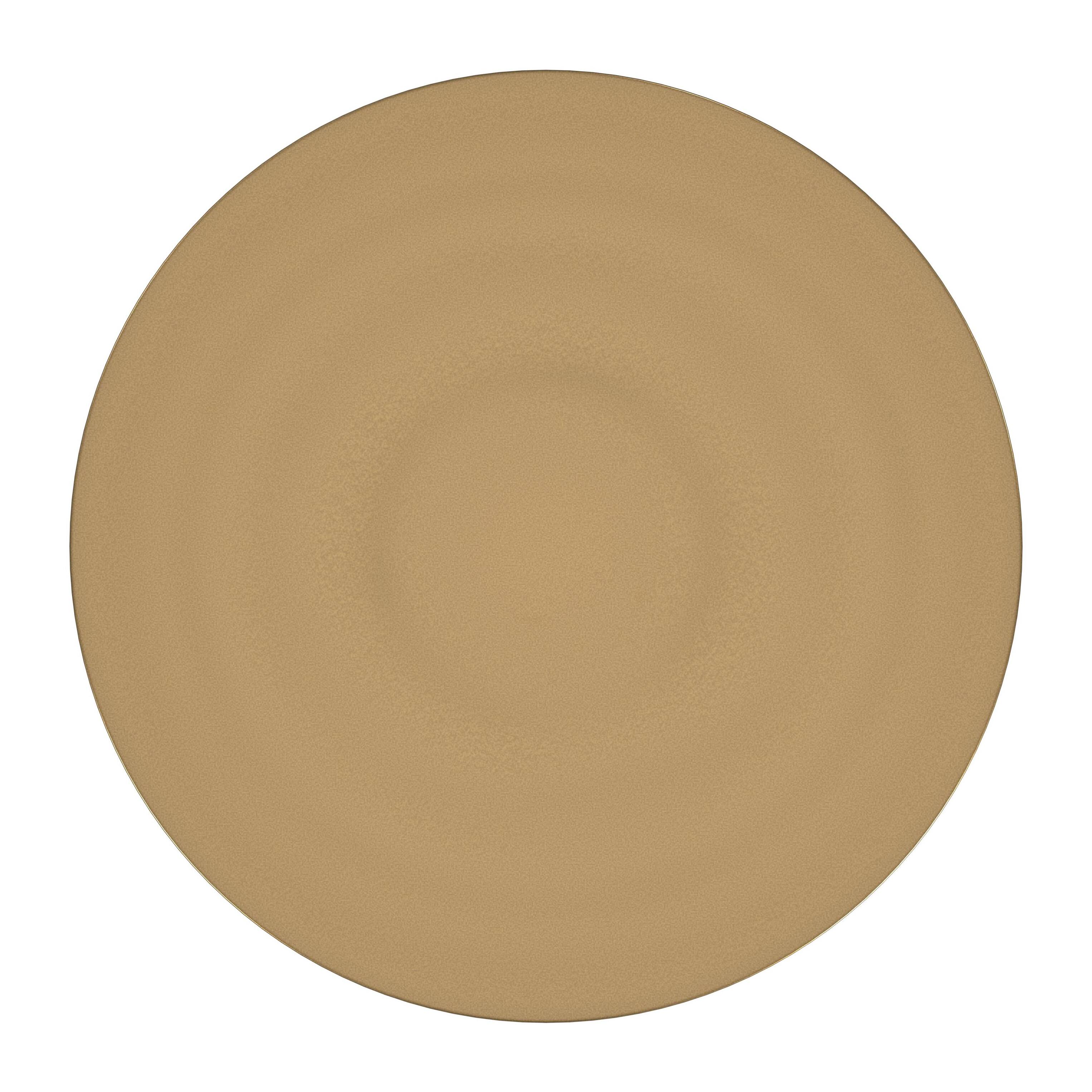 Alt View 1. Butler Specialty - Darien 10 in. W Round Pedestal Side Table - Gold.