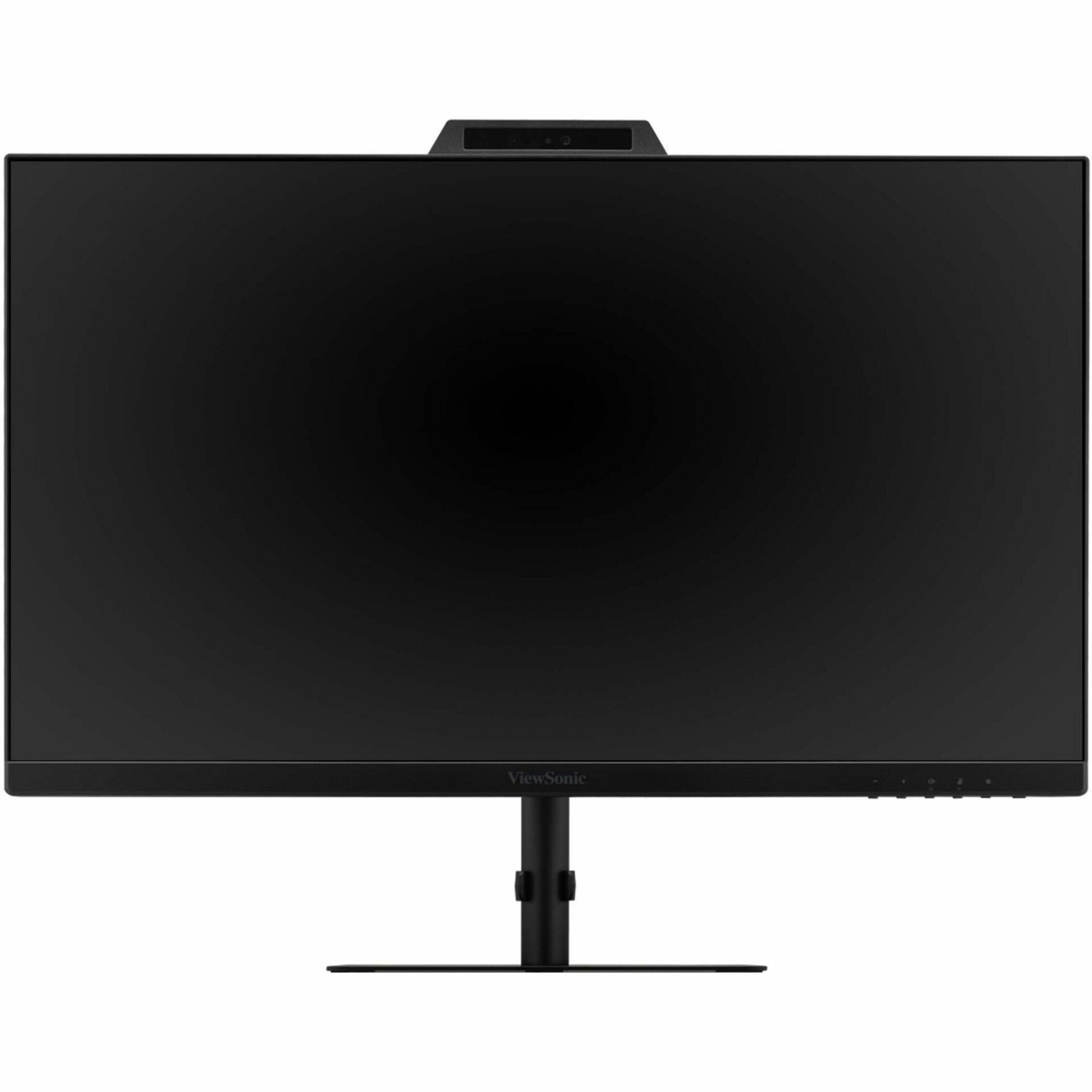 Alt View 23. ViewSonic - VG2741V 27" IPS FHD Video Conferencing Monitor with integrated Windows Hello Certified IR 5MP Webcam. (USB-C, HDMI, DP) - Black.