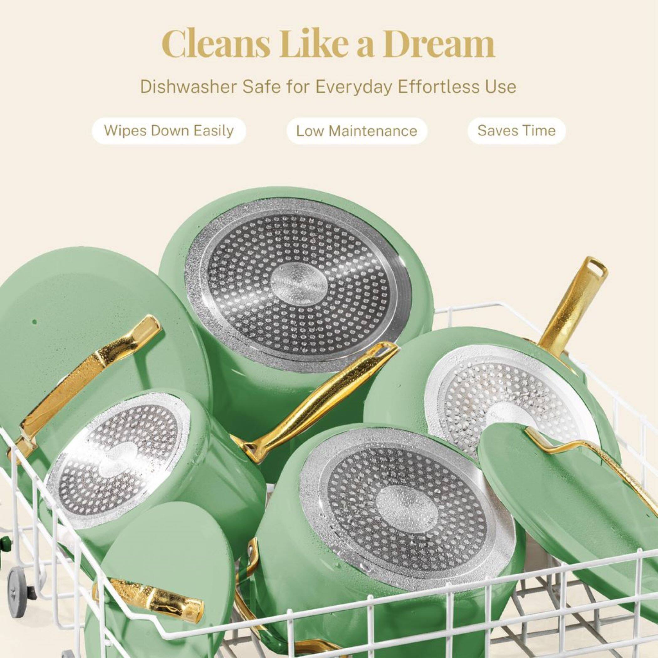 Cleans Like a Dream, Dishwasher Safe for Everyday Effortless Use, Wipes Down Easily, Low Maintenance, Saves Time