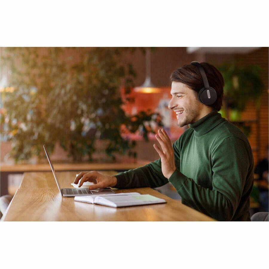 Alt View 3. Yealink - Yealink BH70 Headset - Stereo - Wireless - Bluetooth - 164 ft - 20 Hz to 20 kHz - Over-the-head - Binaural - Supra-aural.