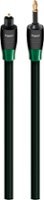 AudioQuest - OptiLink Forest 52.5' In-Wall 3.5mm Mini-to-Toslink Optical Cable - Black/Green - Front_Zoom