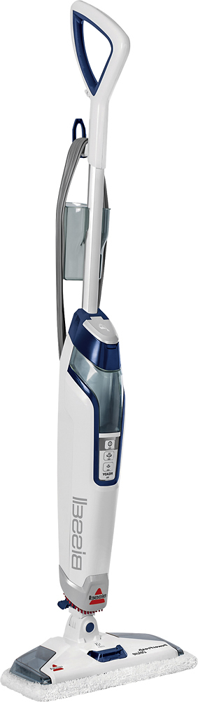 Angle View: BISSELL - PowerFresh Deluxe Corded Steam Mop - Brite White/Saphire Waltz