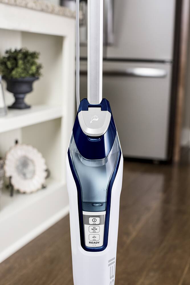 Alt View 16. BISSELL - PowerFresh Deluxe Corded Steam Mop - Brite White/Saphire Waltz.