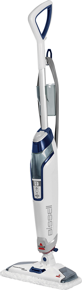 Left View: Steamfast - SF-375 Deluxe Corded Canister Steam Cleaner - White