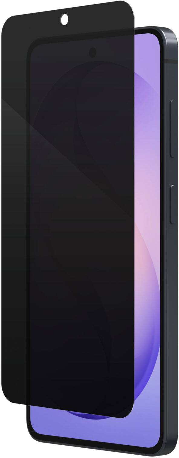 Left. ZAGG - Glass+ Defense Privacy Screen Protector for Samsung Galaxy S26 - Clear.