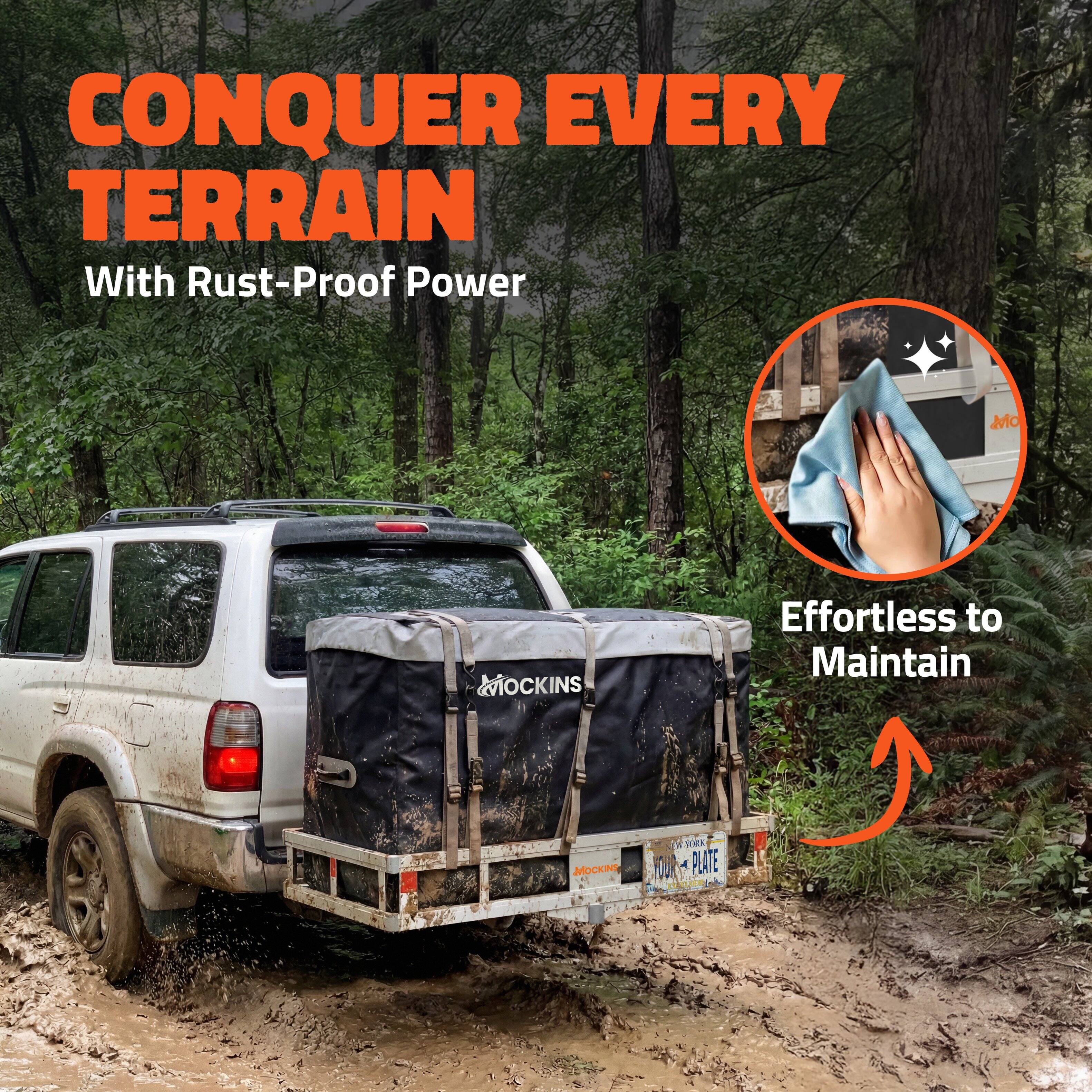 CONQUER EVERY TERRAIN  
With Rust-Proof Power  

Effortless to Maintain