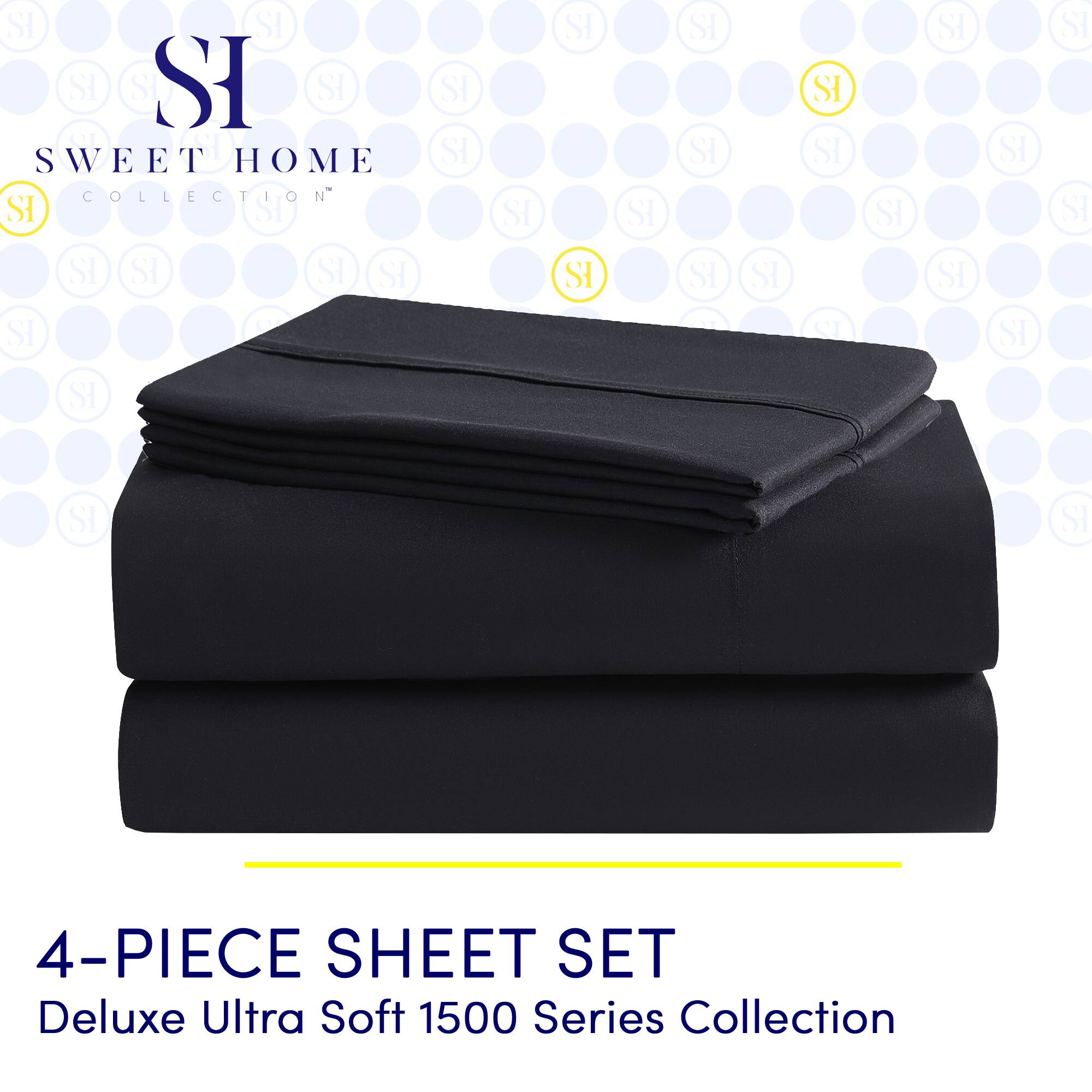 SI SI SI SI SI SI S SWEET HOME COLLECTION SI SI SI SI SI SI SI SI SI SI SI SI SI SI SI SI SI SI SI CI SI SI SI SI SI SI SI SI SI SI 4-PIECE SHEET SET Deluxe Ultra Soft 1500 Series Collection

---

**SI**  
**SWEET HOME**  
**COLLECTION**  

---

**4-PIECE SHEET SET**  
**Deluxe Ultra Soft 1500 Series Collection**