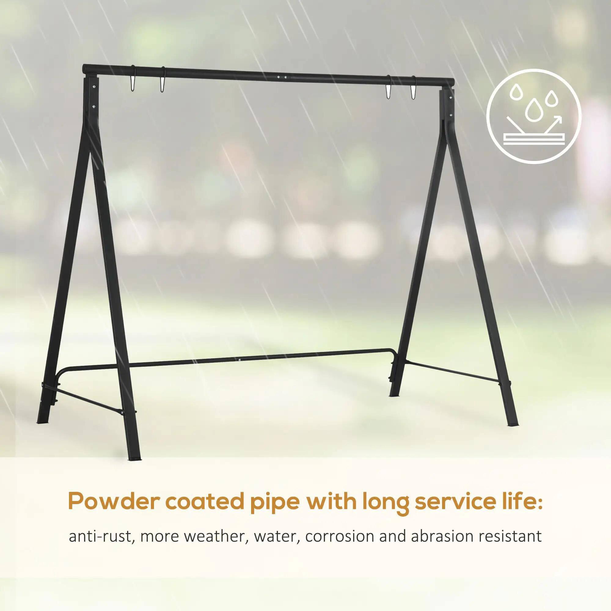 Powder coated pipe with long service life: anti-rust, more weather, water, corrosion and abrasion resistant.