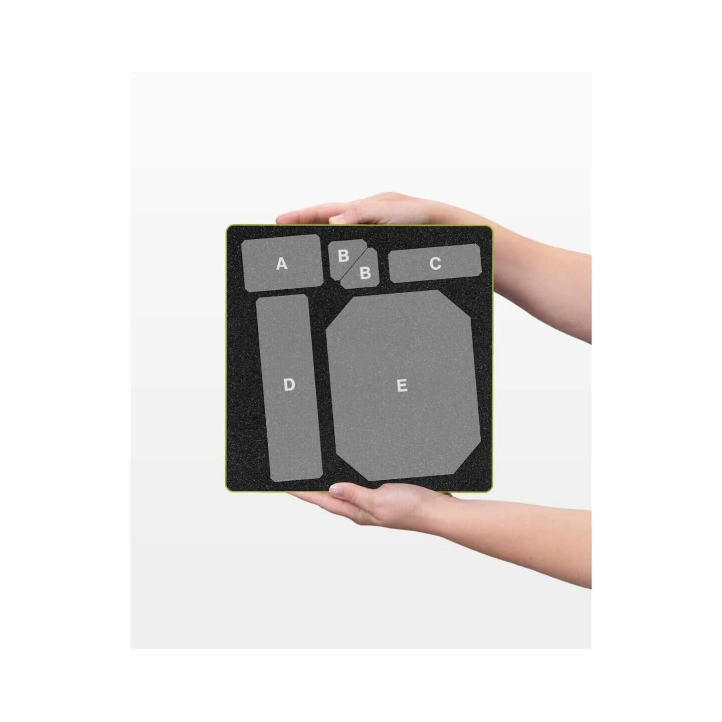 Alt View 2. AccuQuilt - GO! Canning Jar Pieced-8 Finished Die - Multicolor.