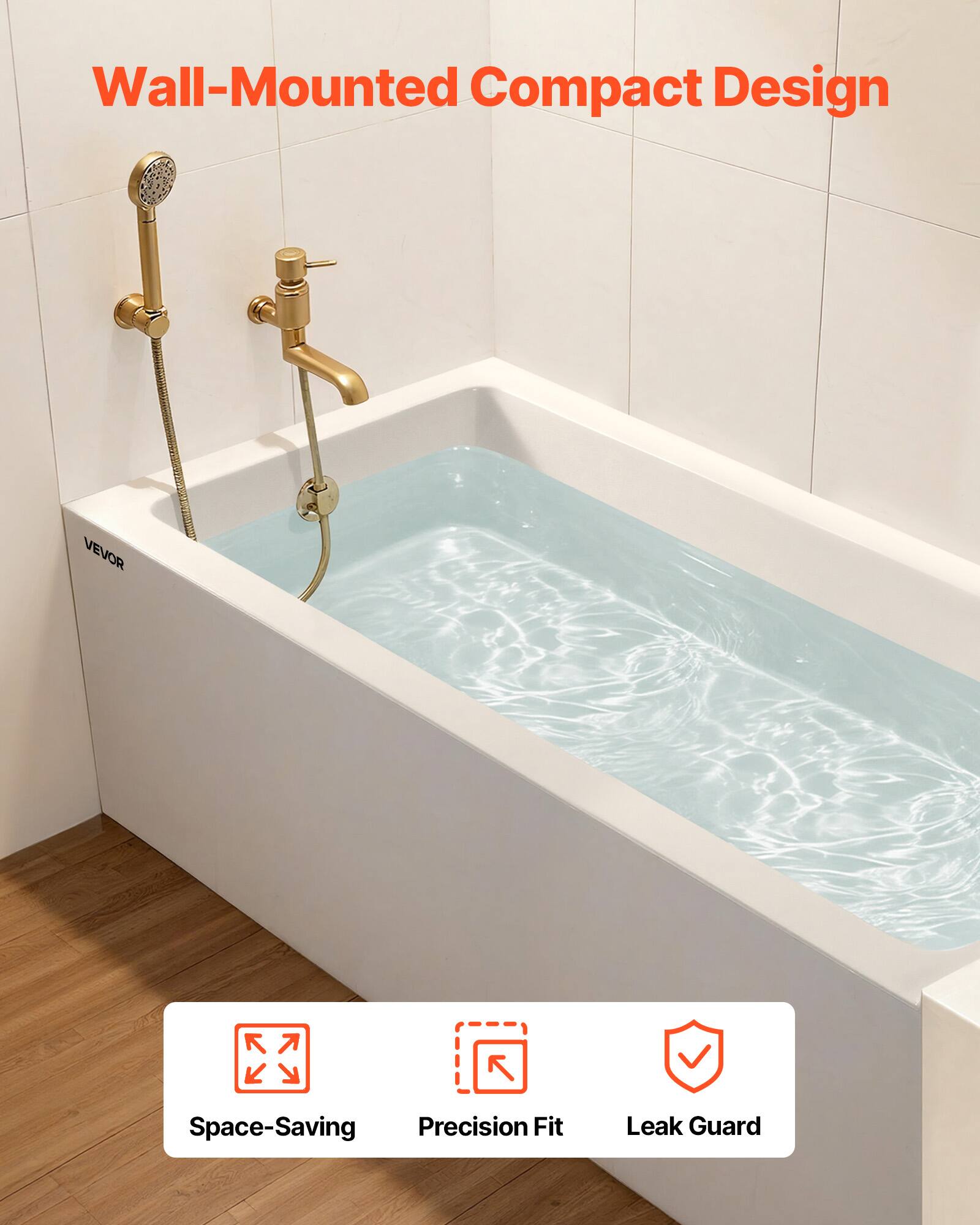 Wall-Mounted Compact Design

VEVOR

Space-Saving Precision Fit Leak Guard