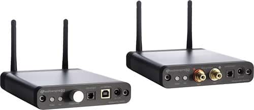 Angle Standard. Audioengine - 24-Bit Wireless Digital-to-Analog Converter - Black.